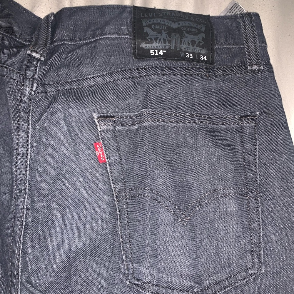 Levi’s 33x34 514 Gray Jeans